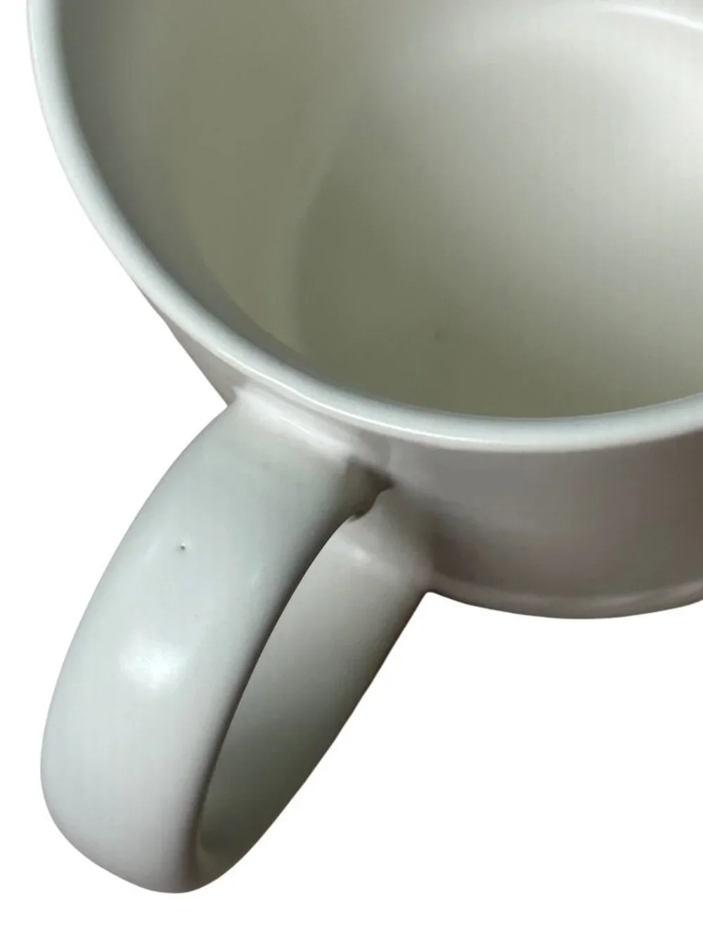 Bee & Willow Asheville Vine Mugs Set of 2 White Embossed Elegant Braided Design